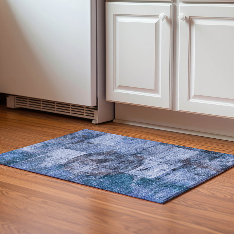 Premium Machine Washable Farolt AMF1905 Global Rug, Rectangle 1'8" x 2'6"