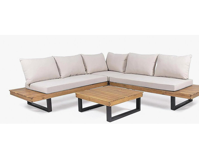SEBASTIAN 4-PIECE SOFA SET, BEIGE