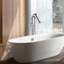 Bec de baignoire au sol avec douchette-93792157