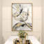 Art mural abstrait sur toile et cadre doré « CosmoLiving » par Cosmopolitan-69975437