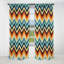Motif à chevrons Retro Revival - Rideau à chevrons - Rideau occultant à chevrons - 1 panneau-107554798