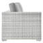Canapé modulaire d'extérieur en osier avec coussins de 56,5 po de largeur Convene-1271917285-1271917287