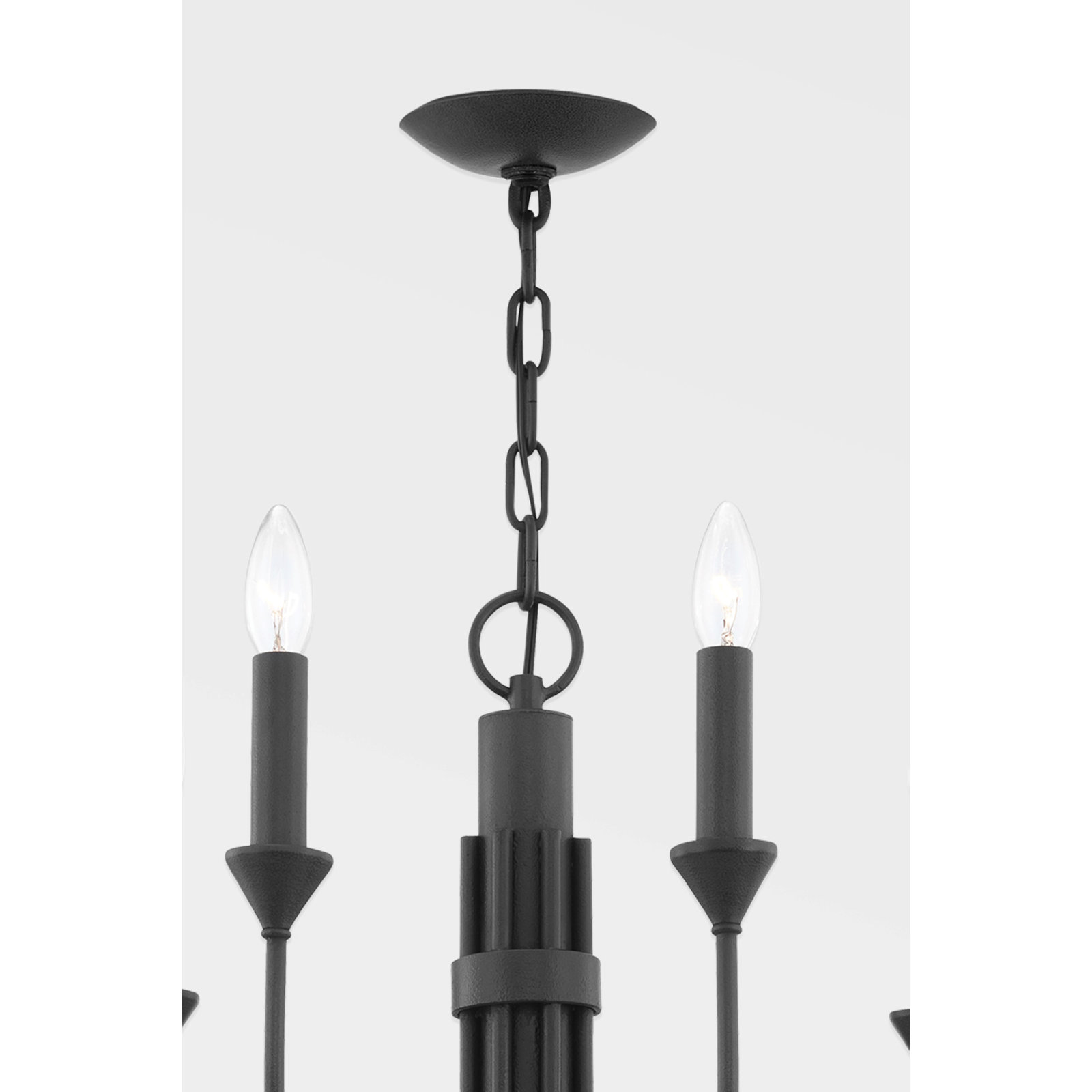 Alexandria 7 - Light Dimmable Chandelier, Forged Iron