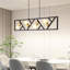 4 - Light Matte Black Square/Rectangle Pendant