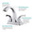 Centerset Faucet 2-handle Bathroom Sink Faucet with Drain Assembly-92300190