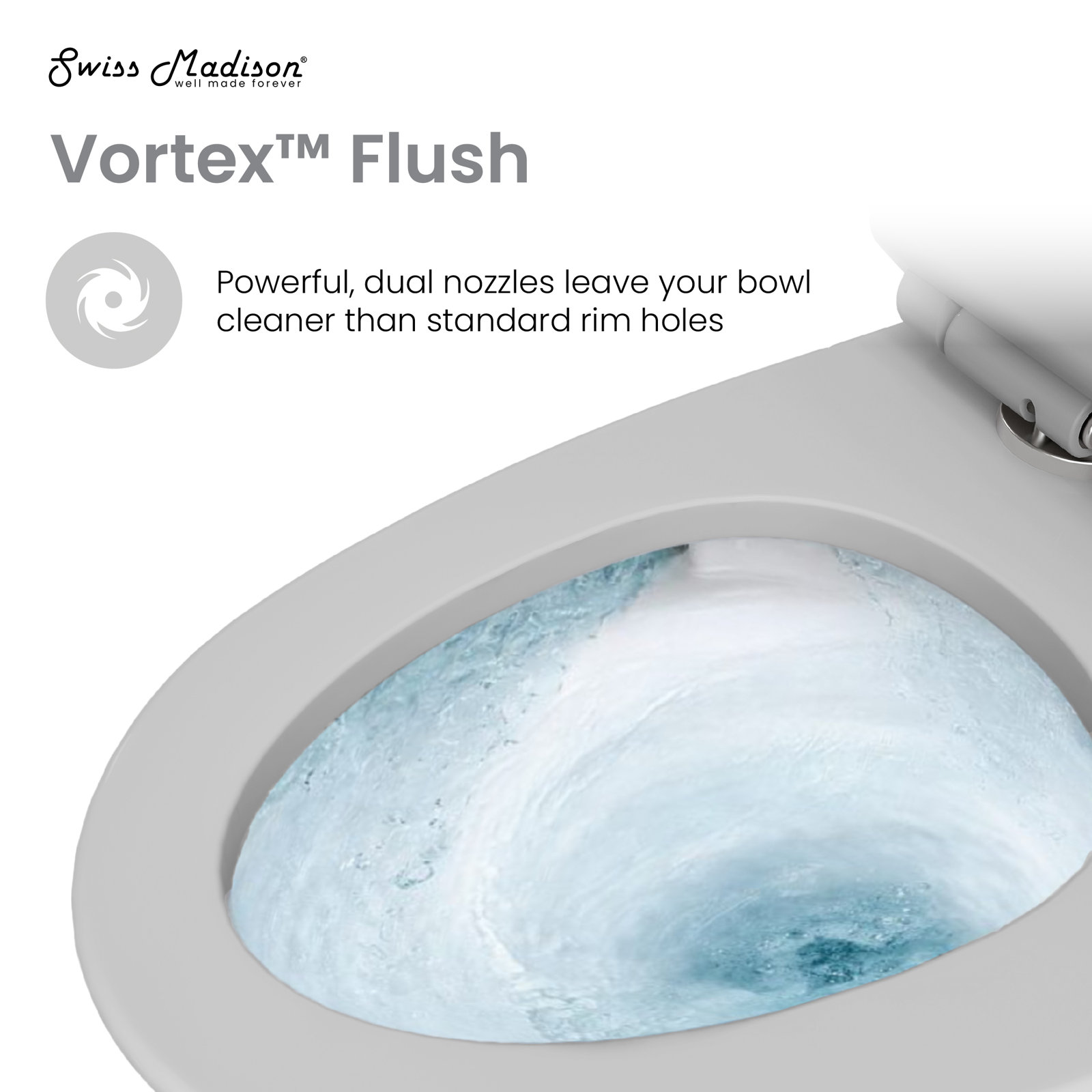 St. Tropez 1-Piece Elongated Toilet, Left, 12", Matte White