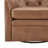 Waverly Upholstered Faux Leather Tufted Swivel Wingback Chair-104838818