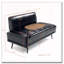 Banc de bout moderne de 55 po de large avec revêtement en similicuir et table d'appoint-1700995952
