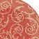 Arneshia Paisley Indoor / Outdoor Area Indoor/Outdoor Area Rug in Red/Natural