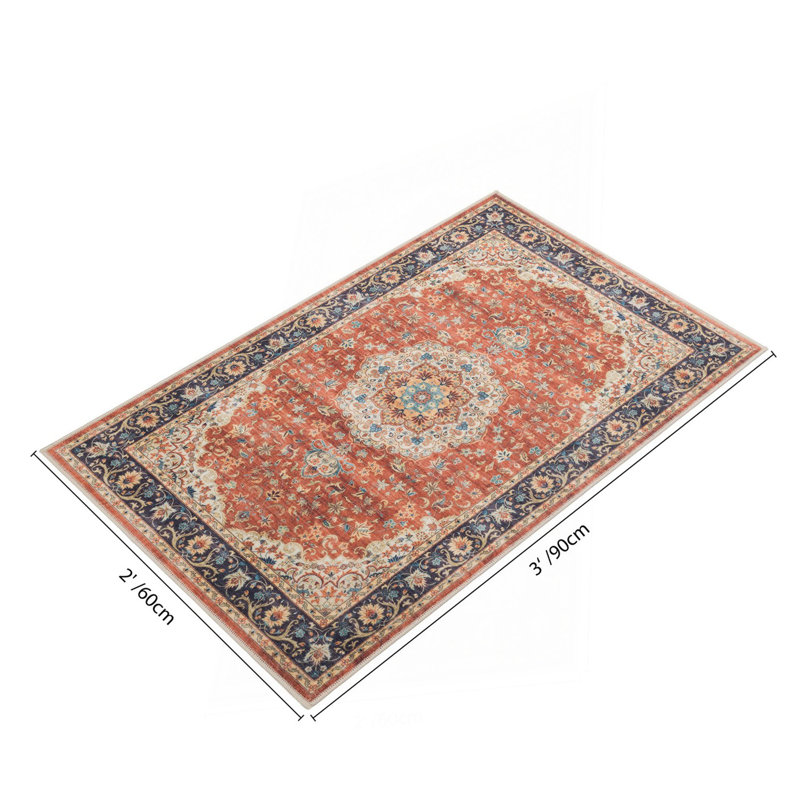 Premier GC_HAM4004 2X3 Red Accent Rug, Rectangle 2' x 2'11", Red