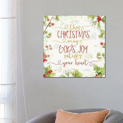 Christmas Sentiments Iii by Katie Pertiet - Wrapped Canvas Gallery-Wrapped Canvas Giclée