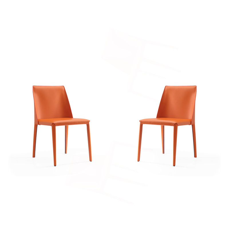 Ensemble de 2 chaises de salle à manger, Corail