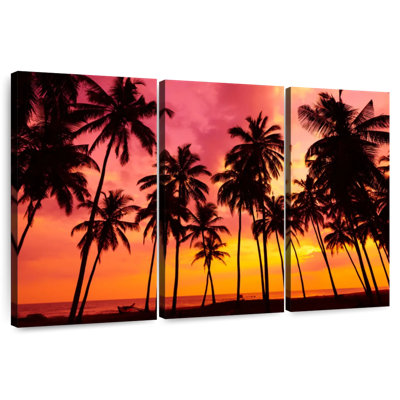 Gillard Sunset Beach Palmiers