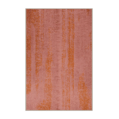 Tapis abstrait lavable à la machine