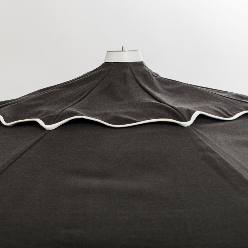 Market 84'' W Umbrella, Black/White