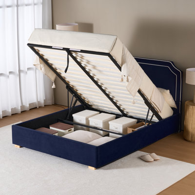 Waverton Hydraulic Lift Up Upholstered Storage Bed