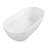 69" x 29.5" Solid Surface Stone Resin Freestanding Soaking Bathtub-698460751