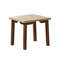 Ensemble de 3 tables basses beiges et brunes 3 pièces Table de bout rectangulaire et 2 tables de bout-1377649547-1377649548