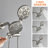 Volume Control Complete Shower System with Rough-in Valve-98546971