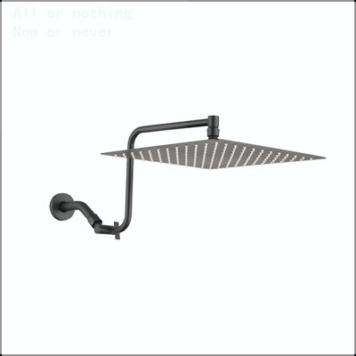 12 inch Adjustable Extension Arm High-pressure Rain Shower Head, Rain Fixed Shower Head