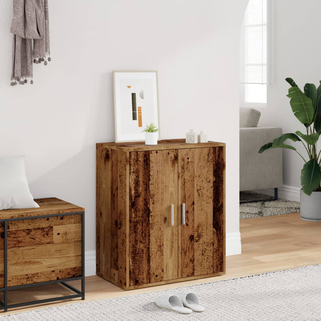 Shoe Cabinet 60x35x70 cm Engineered Wood