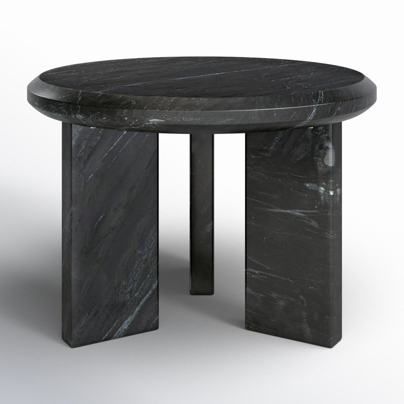 Bryce Marble Top Single Coffee Table, White