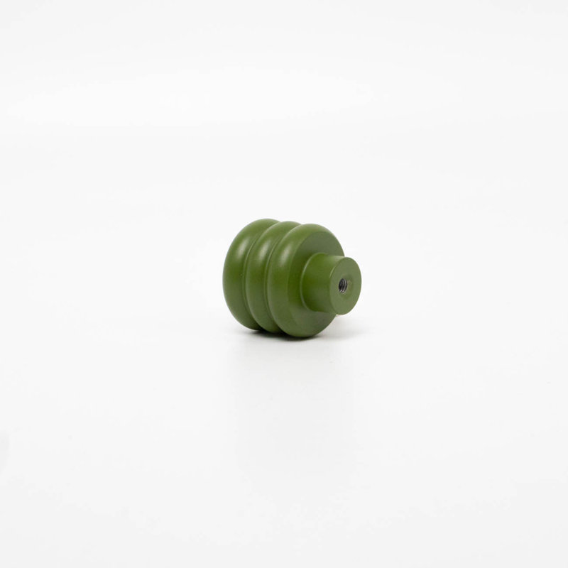 ROUS Hardware Mid-Century Modern Honey Comb Knob, Olive (Green)