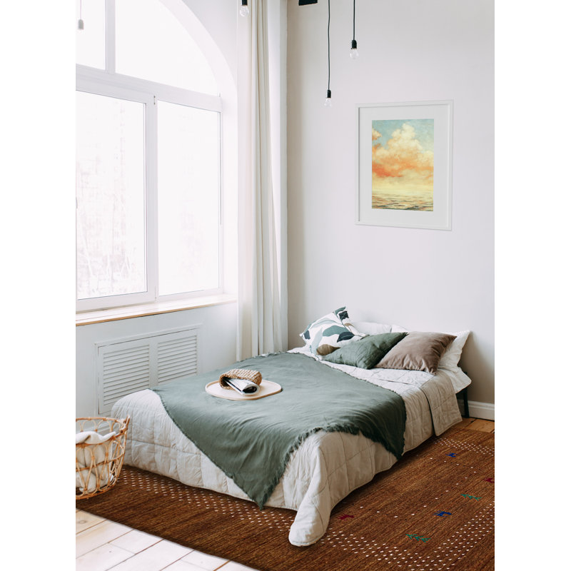 Kashkuli Gabbeh Burnt Orange Rug 5'0" x 7'8"