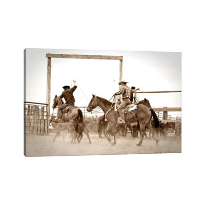 Red Top Ranch by Dan Ballard - Wrapped Canvas Print