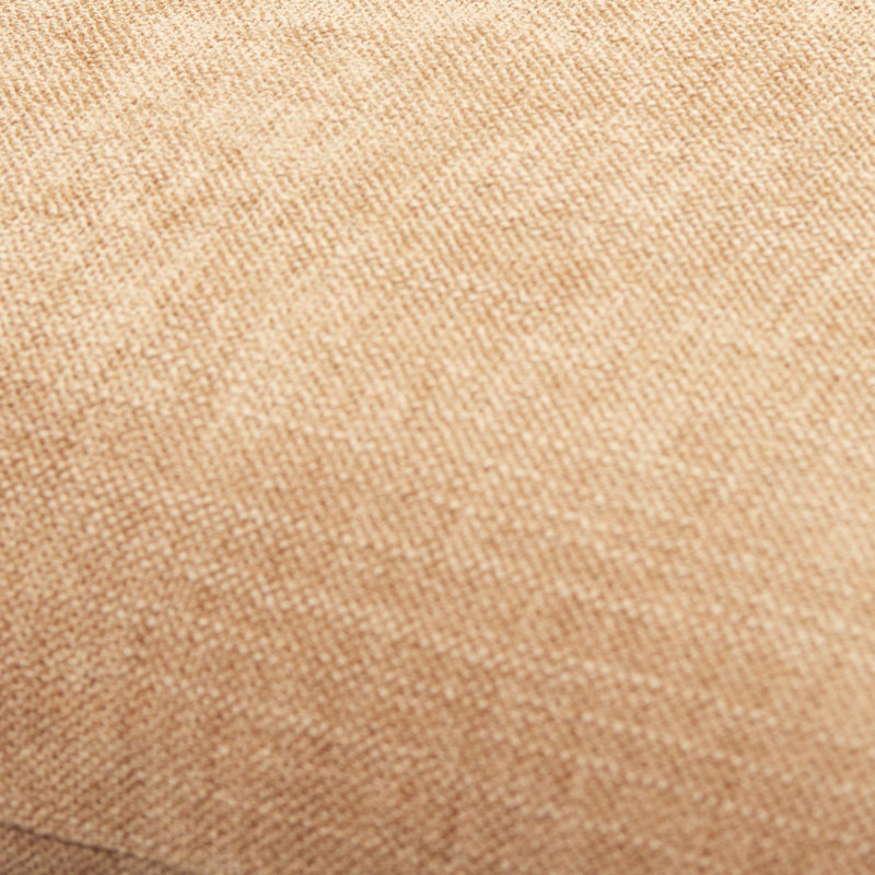 Housse de coussin décoratif Zunaira, H 18 po x l 18 po, Polyester, Taupe