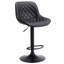 Swivel Upholstered Adjustable Height Bar Stool