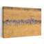 Golden Savanna Herd Contemporary Zebra Nature Wildlife Wall Art-129007548