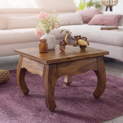 Lowall Solid Wood Four Leg Coffee Table
