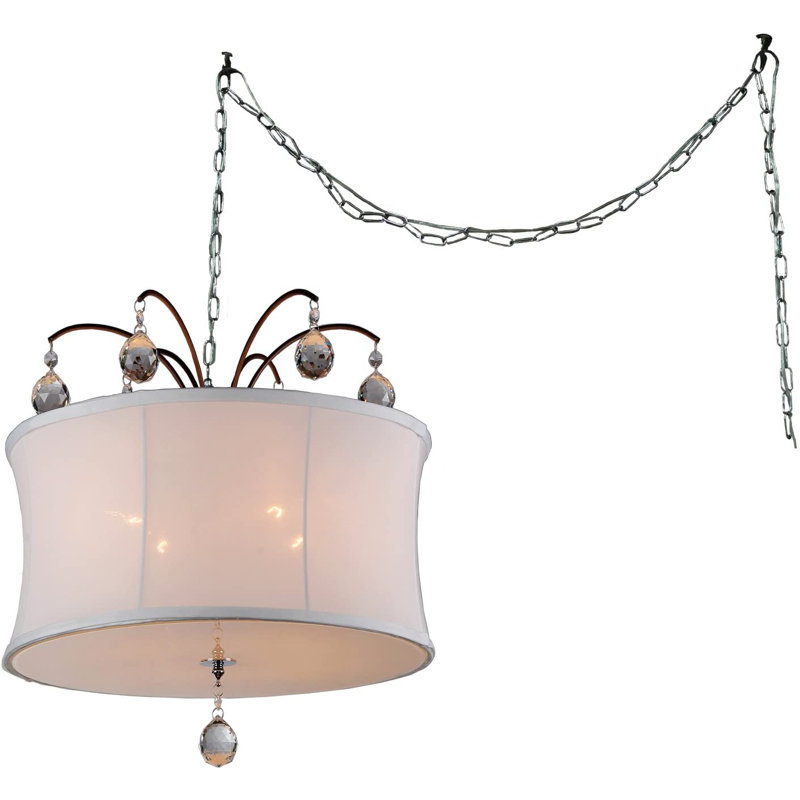 Cornman Dimmable Drum Chandelier