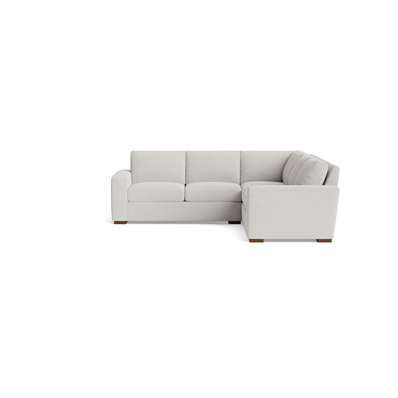 Couch Potato Sectional, Performance Velvet - Uniform, Right Hand Facing