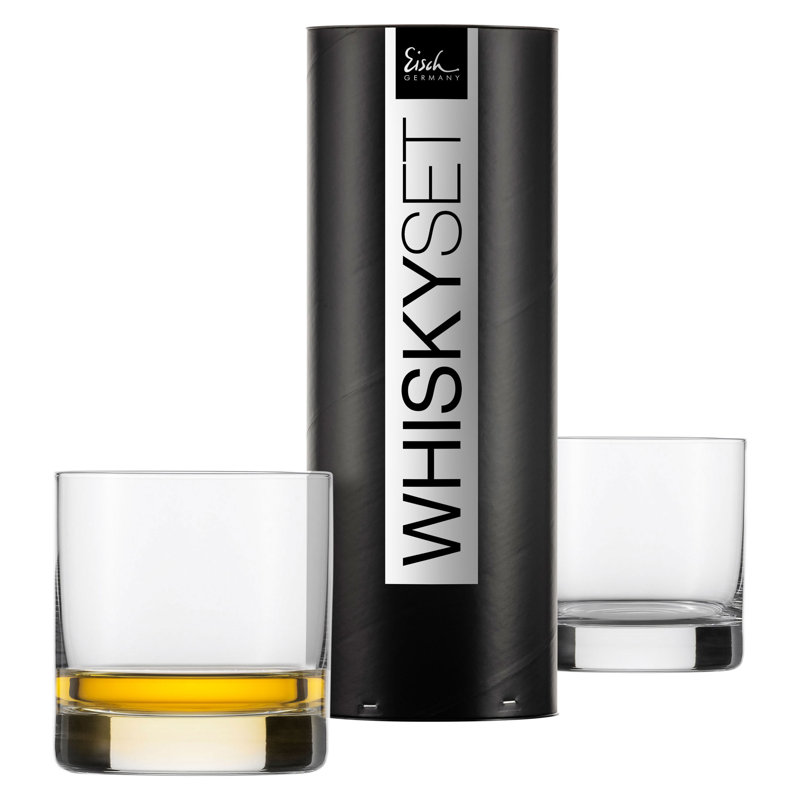 Endsley 400ml Whiskey Glass Set, Platinum