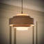 19cm H Linen Drum Pendant Shade ( Clip On )-26614865-26777325