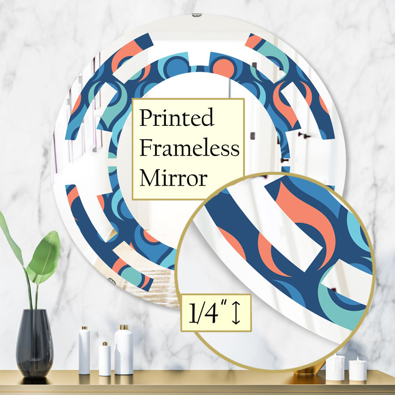 Miroir mural Space Abstract Drops X, H 23,6 po x l 23,6 po