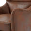 Chaise cloutée à dossier haut, fauteuil, salon, bureau et chambre à coucher, ensemble de 2