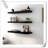 4 Piece Solid Wood Floating Shelf