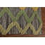 Tapis unique en laine noué à la main gris / vert / brun / beige de 5 pi 7 po x 8 pi 3 po