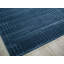 Tovello Modern Handmade Silky Nylon Navy Area Rug-935450996