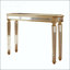Console à miroir avec sculpture en bois rétro-471518445