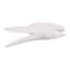 Statue d'oiseau Ecomix inspirée de la galerie avec base en marbre pour décor de salon - Décoration sculpturale pour tablette ou décoration intérieure - 11 po, blanc
