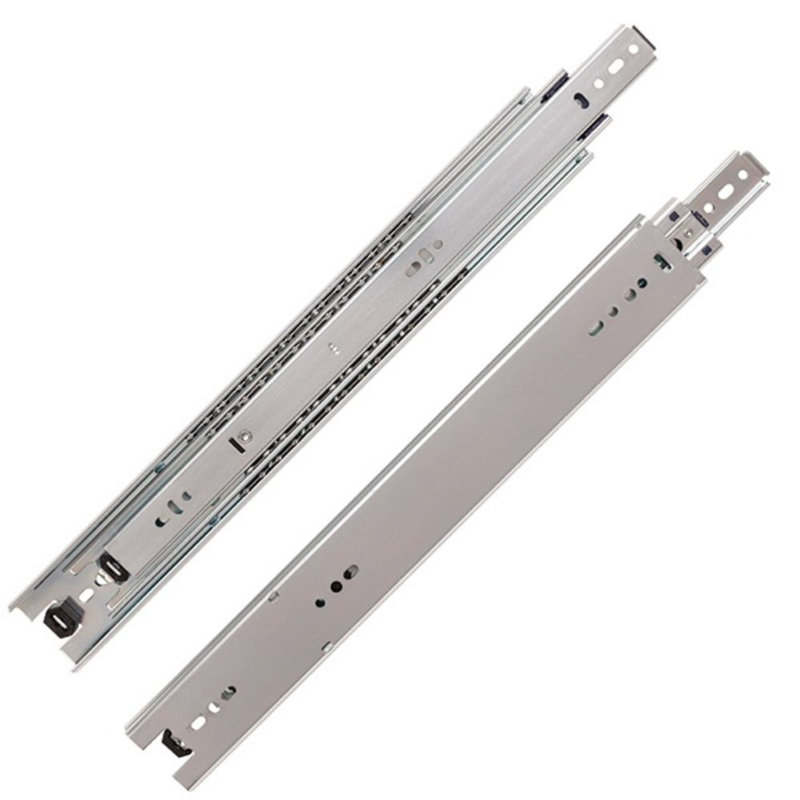 Glissière de tiroir robuste en métal à extension complète, H 2,09 po x l 0,75 po x P 18 po