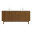 Laurent 72" Double Vanity, Light Natural Oak W/FreePower Wireless Charger-312257054-317726712