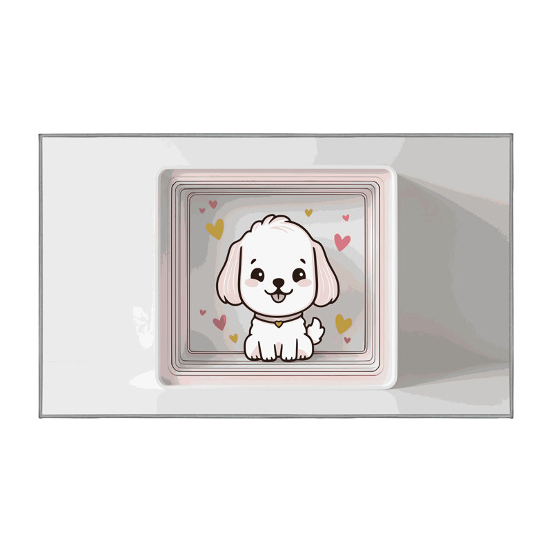 Tapis pour enfants East Urban Home, Rectangle 5 pi x 7 pi