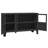 Charemon Sideboard Industrial Storage Cabinet for Living Room Metal and Glass-1692048215