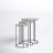 Adelaide Aluminum Top Nesting Tables End Table
