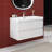 36 Inches Wall-Mounted Bathroom Vanity Set With Resin Integrated Top-23506378
